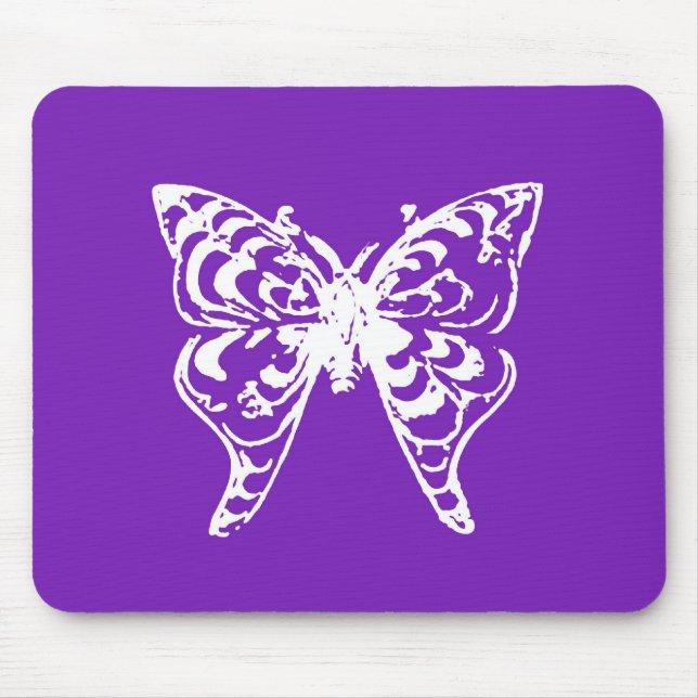 Tapis De Souris Papillon pourpre (Devant)