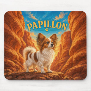 Tapis De Souris Papillon, Slot Canyon Aquarelle Vintage