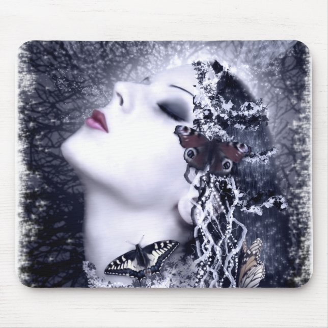 Tapis De Souris Papillon tombé (Devant)