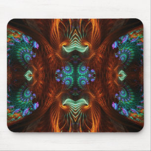 Tapis De Souris Papillon visionnaire Mousepad de fractale