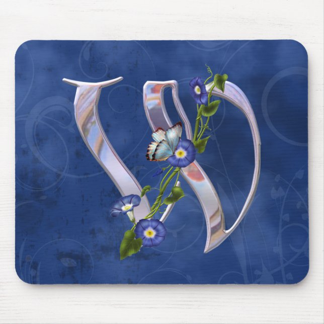 Tapis De Souris Papillon W initial (Devant)