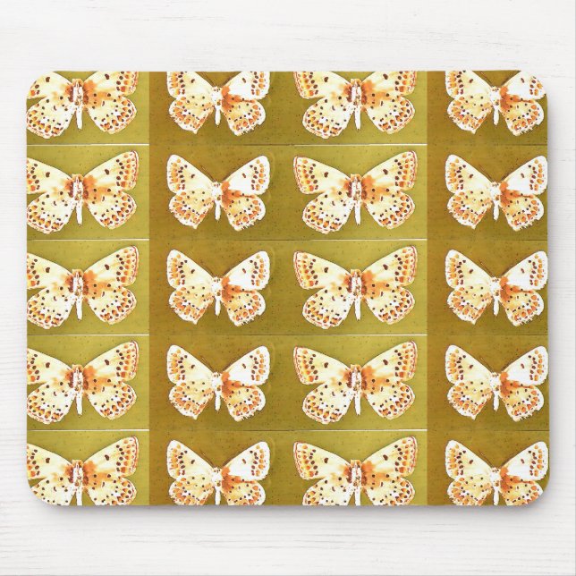 Tapis De Souris Papillons Artwork Mousepad moderne unique (Devant)