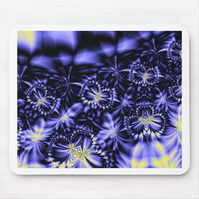 Tapis De Souris Papillons Bleus (Devant)