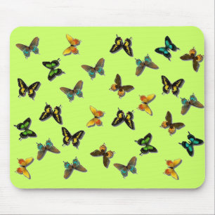 Tapis De Souris Papillons colorés Art