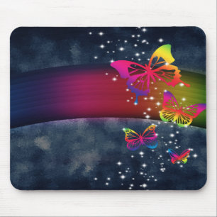 Tapis De Souris Papillons des Rainbows
