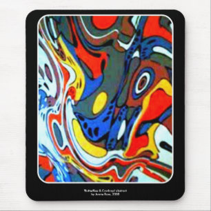 Tapis De Souris "Papillons et cowboys" sur un Mousepad
