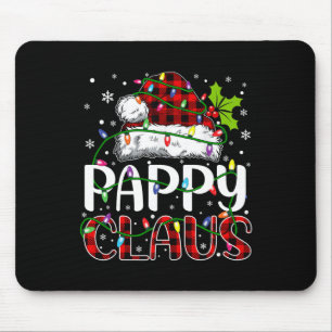 Tapis De Souris Pappy Claus Feux de Noël Matching Famille Noël