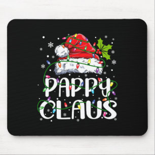 Tapis De Souris Pappy Claus Noël Santa Chapeau Correspondant Famil