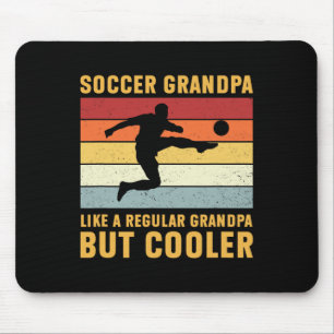Tapis De Souris Papy footballeur Papy ordinaire mais plus cool Drô