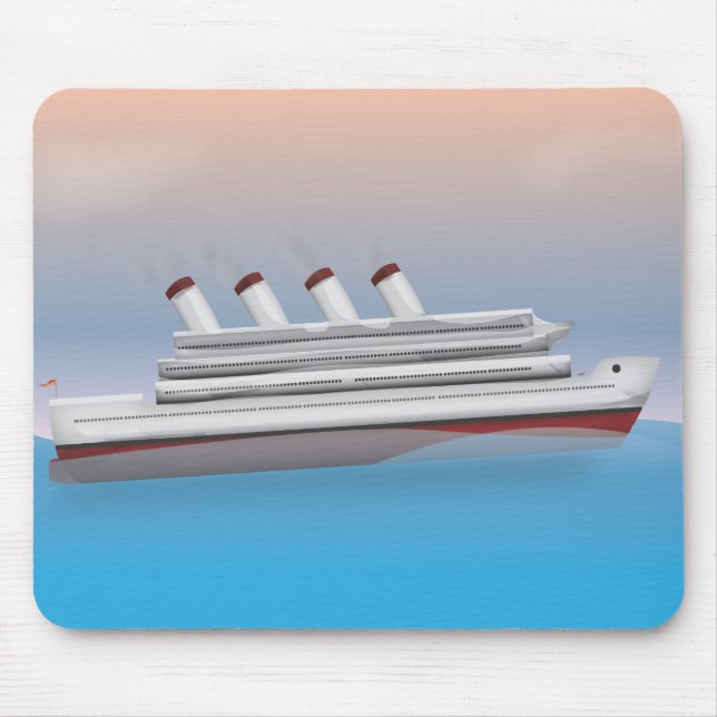 Tapis De Souris Paquebot de croisière (Devant)