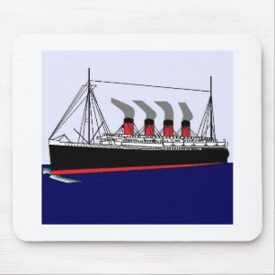 Tapis De Souris Paquebot France 1912 Mousepad