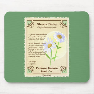 Tapis De Souris Paquet de semences Shasta Daisy