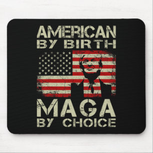 Tapis De Souris Par Birth Maga By Choice Pro Trump 2024 Us Flag