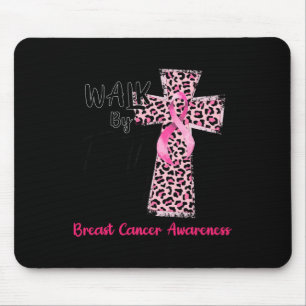 Tapis De Souris Par la foi Conscience du cancer du sein Christian