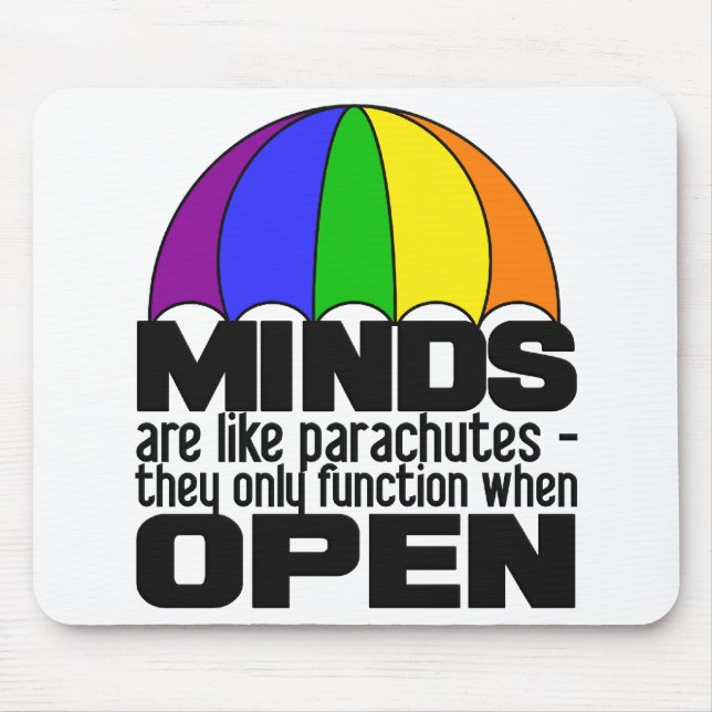 Tapis De Souris Parachute arc-en-ciel (Devant)