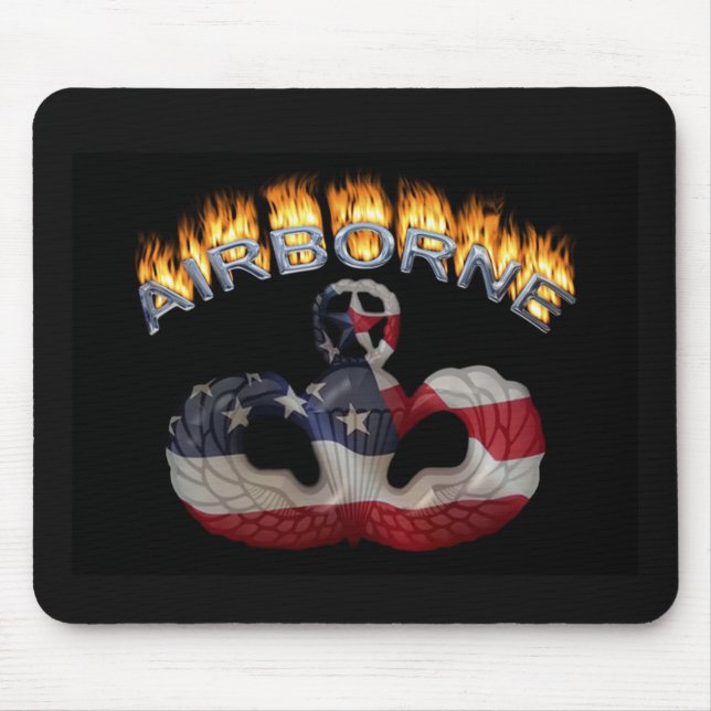 Tapis De Souris Parachutiste aéroporté (Devant)