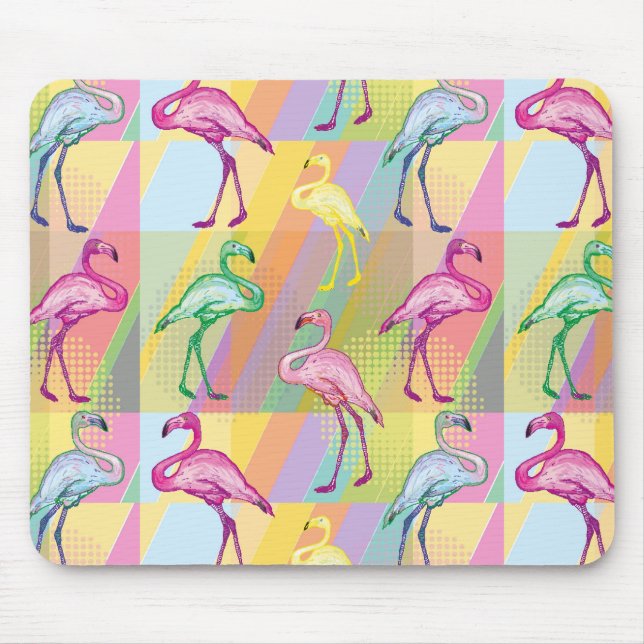 Tapis De Souris Parade Flamant rose (Devant)