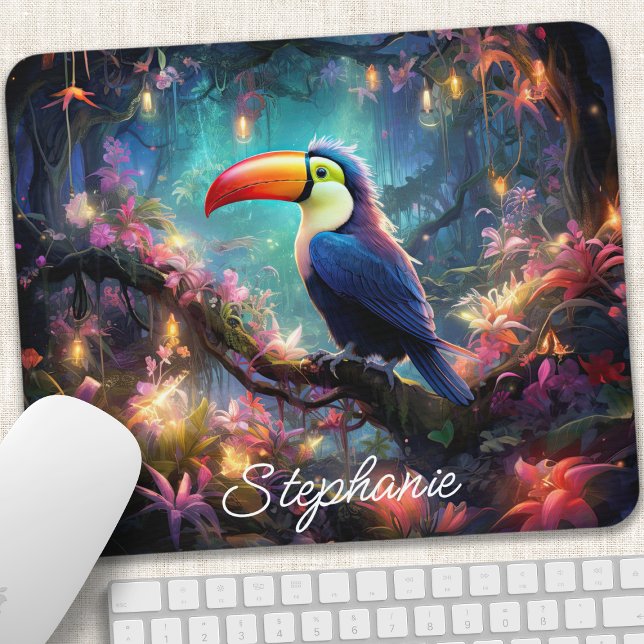 Tapis De Souris Paradis Toucan personnalisé (Créateur téléchargé)