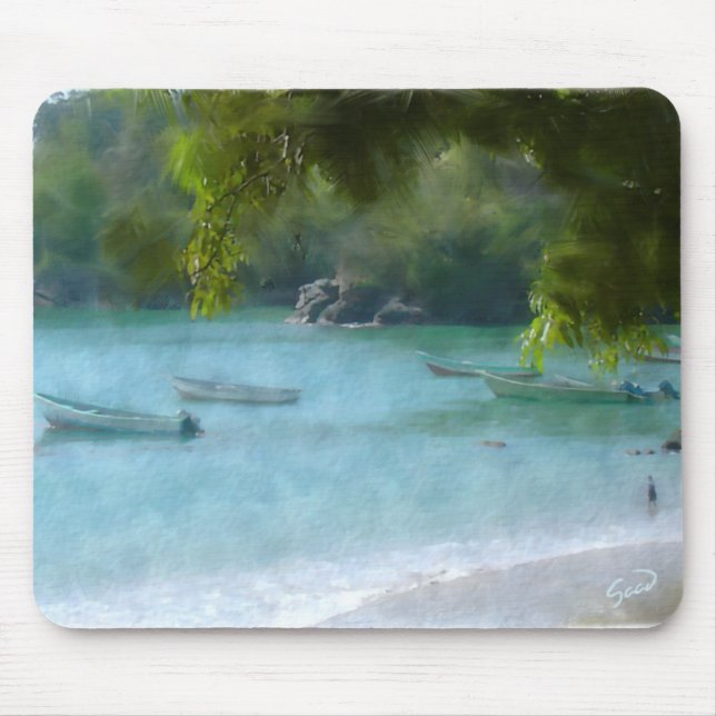 Tapis De Souris Paradis tropical (Devant)