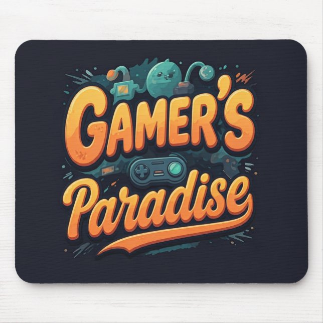 Tapis De Souris Paradise des Gamer (Devant)
