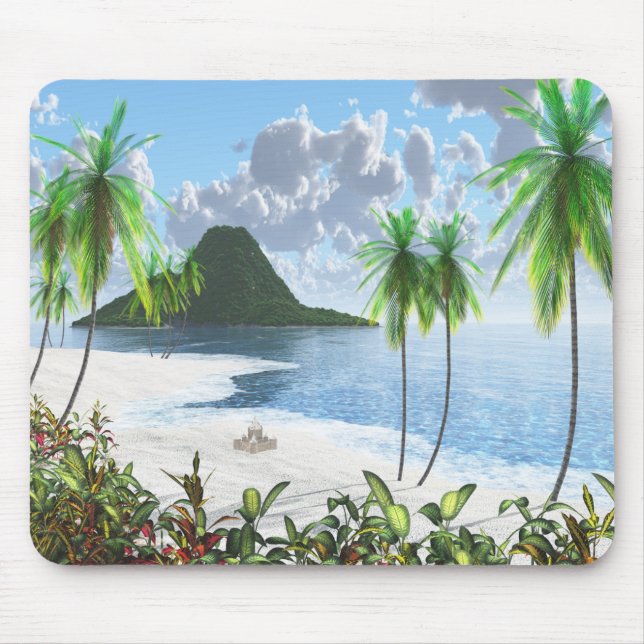 Tapis De Souris Paradise Island (Devant)