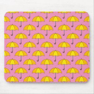 Tapis De Souris Parapluie jaune