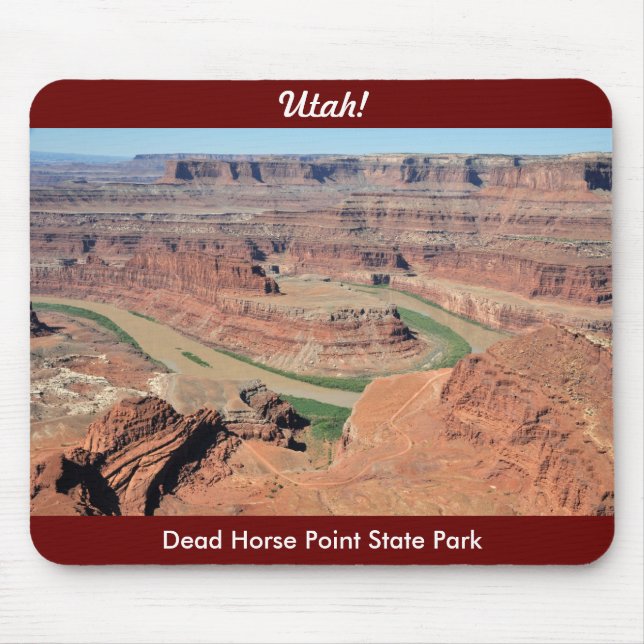 Tapis De Souris Parc d'état de point de cheval mort, Utah (Devant)