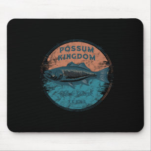 Tapis De Souris Parc d'État de Possum Kingdom Texas Rétro Vintage