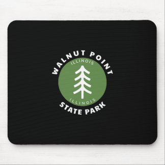 Tapis De Souris Parc d'État de Walnut Point Illinois Il Arbre de l