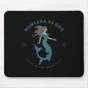 Tapis De Souris Parc d'état du Montana De Oro Los Osos Rétro M Vin