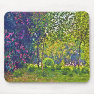 Tapis De Souris Parc Monceau Claude Monet