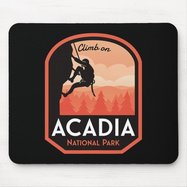Tapis De Souris Parc national d'Acadia Escalade  (Devant)