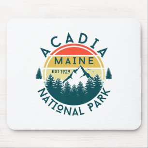 Tapis De Souris Parc national d'Acadia Maine Randonnée Nature Plei