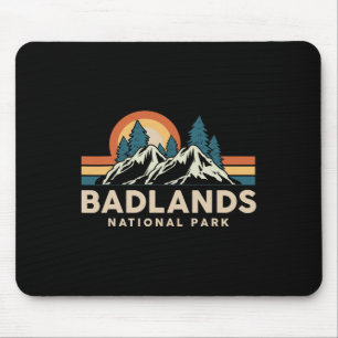 Tapis De Souris Parc national de Badlands Souvenir Randonnée Campi