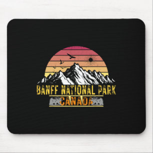Tapis De Souris Parc national de Banff Alberta Canada Camping Rand