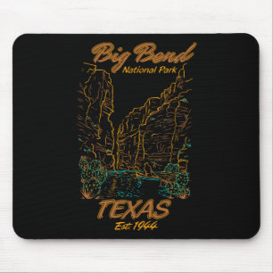 Tapis De Souris Parc national de Big Bend Texas Camping Randonnée