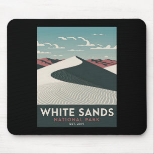 Tapis De Souris Parc national de White Sands Camping Vintage Rando