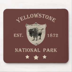 Tapis De Souris parc national de yellowstone