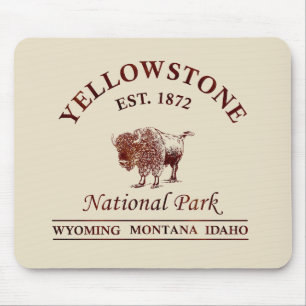 Tapis De Souris Parc national de Yellowstone