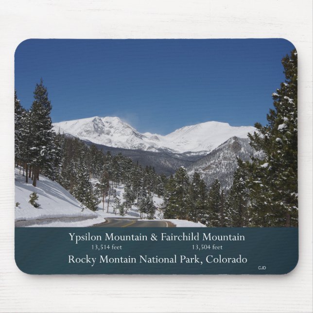 Tapis De Souris Parc national des Rocheuses, Colorado mousepad (Devant)