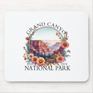 Tapis De Souris Parc national du Grand Canyon Floral Randonnée Cam
