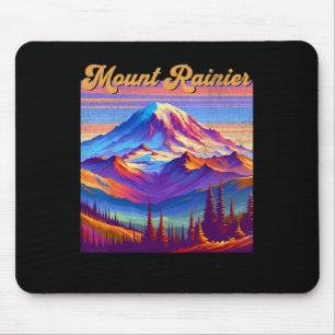Tapis De Souris Parc national du mont Rainier Souvenir d'art de mo
