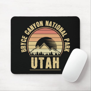 Tapis De Souris Parc national Retro Bryce Canyon Utah