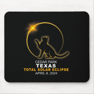 Tapis De Souris Parc Total Éclipse Solaire 8 avr. 2024