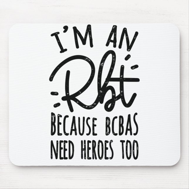 Tapis De Souris Parce que les CBA ont aussi besoin de héros (Devant)