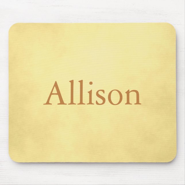 Tapis De Souris Parchemin doré (Devant)