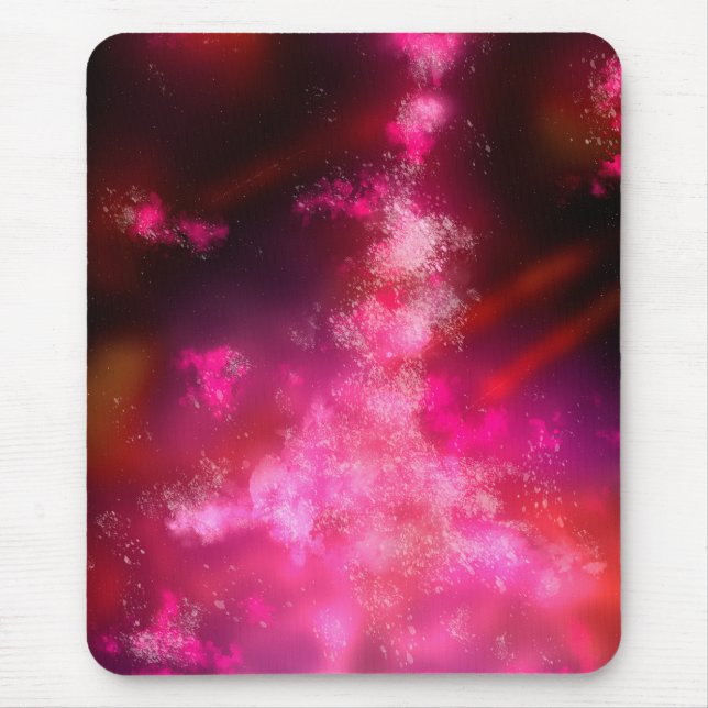Tapis De Souris Pare-feu rose ciel nocturne (Devant)
