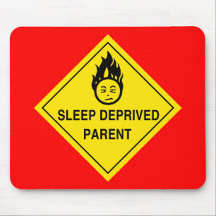 Tapis De Souris Parent déshérité par sommeil Mousepad