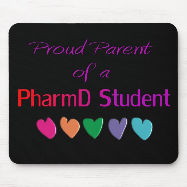 Tapis De Souris Parent fier d'un étudiant de PharmD (Devant)