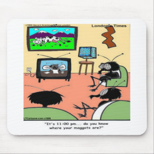 Tapis De Souris Parents insectes drôle dessin animé